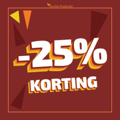 25% KORTING