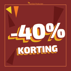 40% KORTING