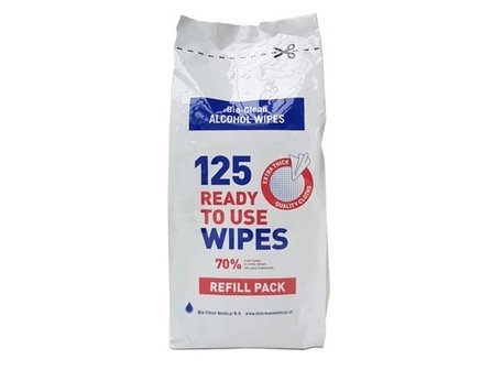 Bio alcohol wipes 70% met dispenser box