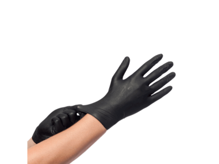 ABENA Handschoenen Nitrile zwart 100 stuks