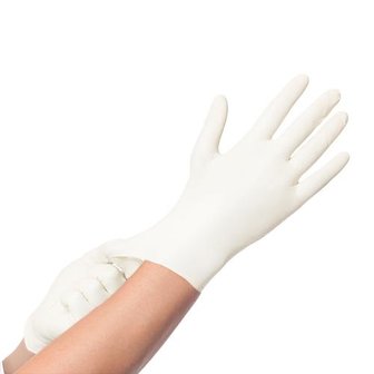 ABENA Handschoenen Nitrile wit doosje 100 stuks