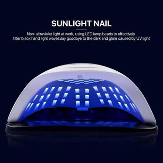 Swan nagellamp wit/zwart LED/UV combi