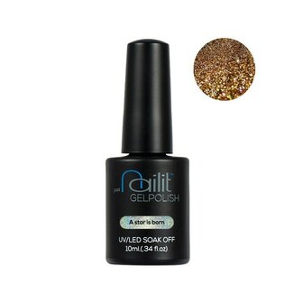 Nailit holografische topcoat: A star is born (goud)