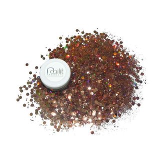 Nailit NATIVE glittermix - BRONS