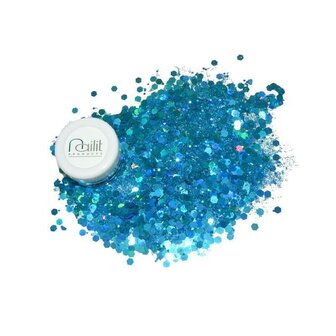 Nailit NATIVE glittermix - PETROL
