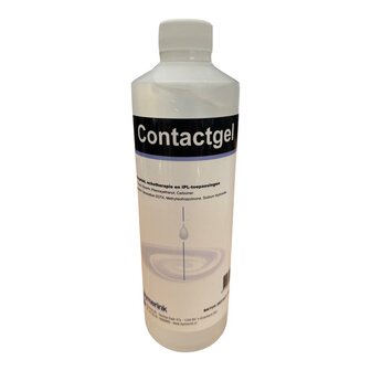 Contact Gel voor het flitsen van gevoelige delen 500 ml