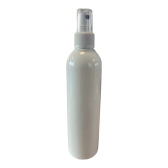 Spray fles/flacon kunststof 250 ml wit