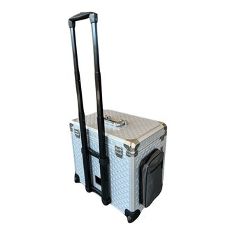 Pedicurekoffer deluxe Disco zilver