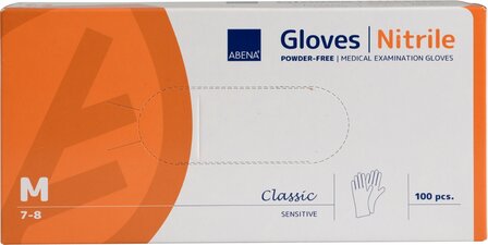 ABENA Handschoenen Nitrile wit doosje 100 stuks