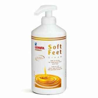 Gehwol Fusskraft soft feet creme 500 ml inclusief pomp