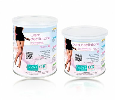 Depil-Ok ROSA HARS IN 800 ML BLIK