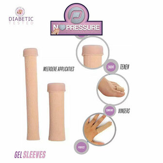 Silicone gelbuis 15 cm maat S