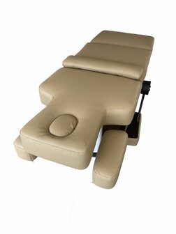Swan SPA Stoel &quot;EMMA&quot; behandelstoel 4 motorig - Taupe - Verwarming - Geheugen