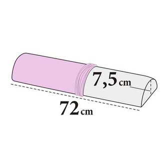 Medixwell knierol Halfrond HOES &#039;&#039;MAXI&#039;&#039; 7,5 cm x 70 cm