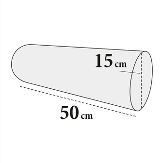  Medixwell knierol rond WIT 15 cm x 50 cm