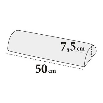 Medixwell Knierol halfrond WIT 7,5 cm x 50 cm