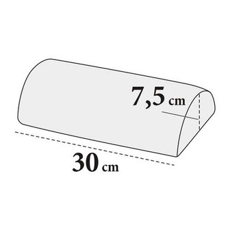 Medixwell manicure kussen WIT 7,5 cm x 30 cm