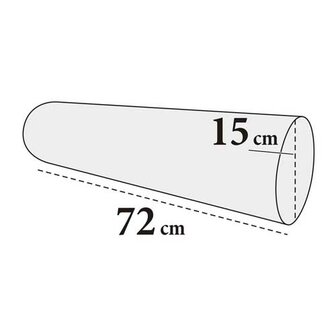 Medixwell knierol rond &#039;&#039;MAXI&#039;&#039; WIT 15 cm x 70 cm