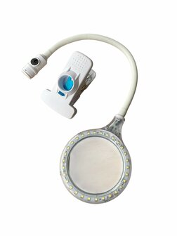 Loupelamp AMBULANT | LED 3 diopter | Met klem | Dimbaar