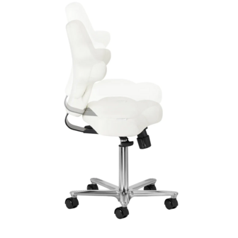 Pedicure Tabouret Azzurro met borst steun | WIT
