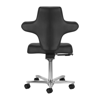 Pedicure Tabouret Azzurro met borst steun | ZWART