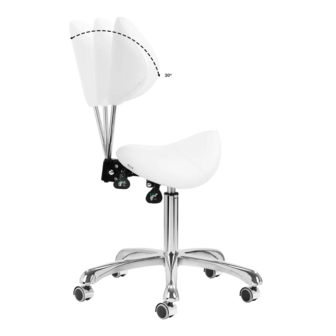 GIOVANNI Tabouret 1004 zadelkruk | WIT