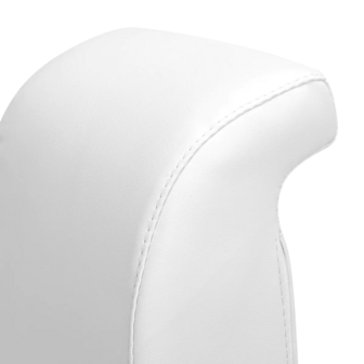 GIOVANNI Tabouret 1005 | Vierkant kussen | WIT