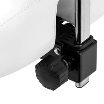 GIOVANNI Tabouret 1005 | Vierkant kussen | WIT