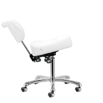 GIOVANNI Tabouret 1005 | Vierkant kussen | WIT