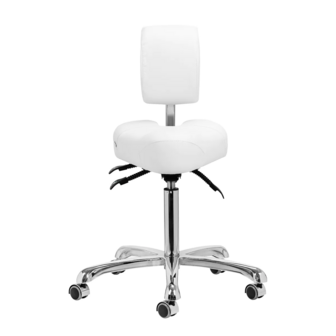 GIOVANNI Tabouret 1005 | Vierkant kussen | WIT