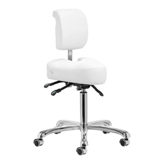 GIOVANNI Tabouret 1005 | Vierkant kussen | WIT