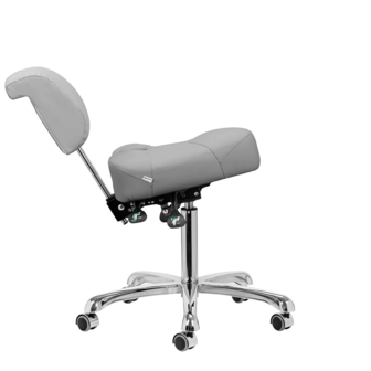GIOVANNI Tabouret 1005 | Vierkant kussen | GRIJS