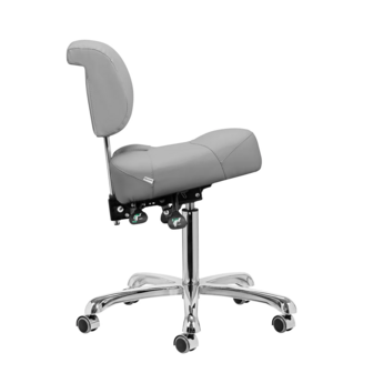 GIOVANNI Tabouret 1005 | Vierkant kussen | GRIJS