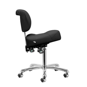 GIOVANNI Tabouret 1005 | Vierkant kussen | ZWART