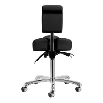 GIOVANNI Tabouret 1005 | Vierkant kussen | ZWART