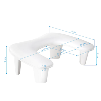 Momo Manicure armkussen - Ergonomische u-form