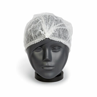 Haarkapje - Haarnetje - Mutsen WIT - 3 zakken VOORDEEL!