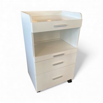 Weelko Prof trolley AUX - luxe werktafel 3 lades en 1 plateau - DEMO