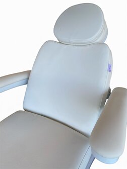 Swan Behandelstoel ANNA - Basic Star WIT, 3 motoren (Rug,kantel, hoog laag) been hydraulisch, op 2 wielen, 1 jaar garantie + 3 jaar op motoren.