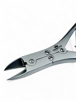 Crown Pro Dubbelscharniertang  RECHT OVAAL 12.5cm