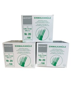 Neopoint naalden27G Steriele naalden | 100 st. | 3 DOOSJES VOORDEEL