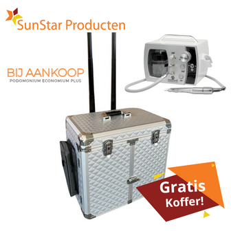 Podomonium Ecomonium PLUS - ACTIE Gratis Pedicurekoffer (zilver)
