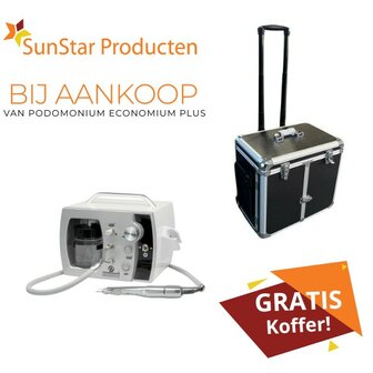 Podomonium Ecomonium PLUS - ACTIE met GRATIS Pedicurekoffer (Zwart Legende)