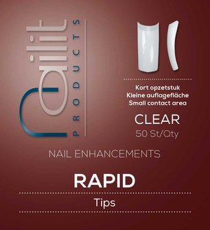 Nailit Tipbox Rapid Clear 100st.