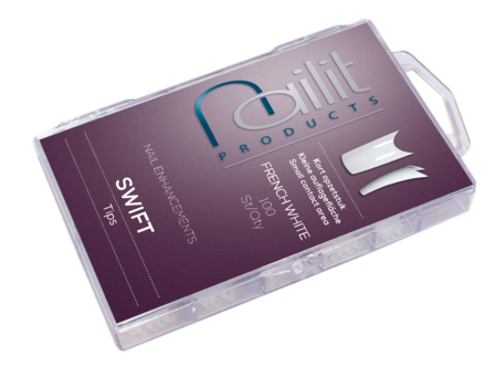 Nailit Tipbox Swift White 100 st.