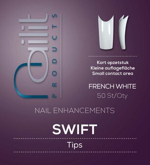 Nailit Tipbox Swift White 100 st.