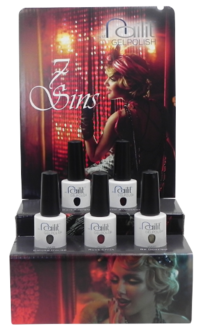 Nailit 7 sins display incl. 5 kleuren