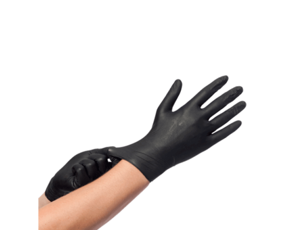   Handschoenen Nitrile zwart 100 stuks