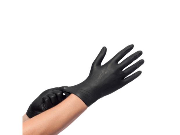 ABENA Handschoenen Nitrile zwart 100 stuks