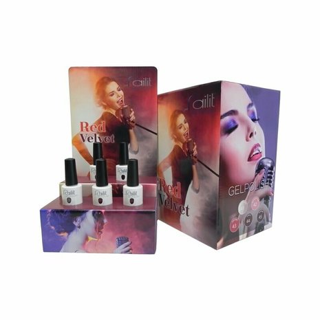 Nailit Red Velvet Display incl. 5 kleuren